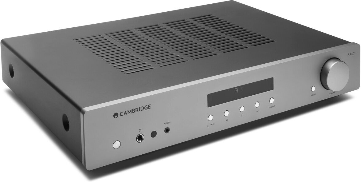 Cambridge Audio AXA25 -integroitu stereovahvistin, hopea