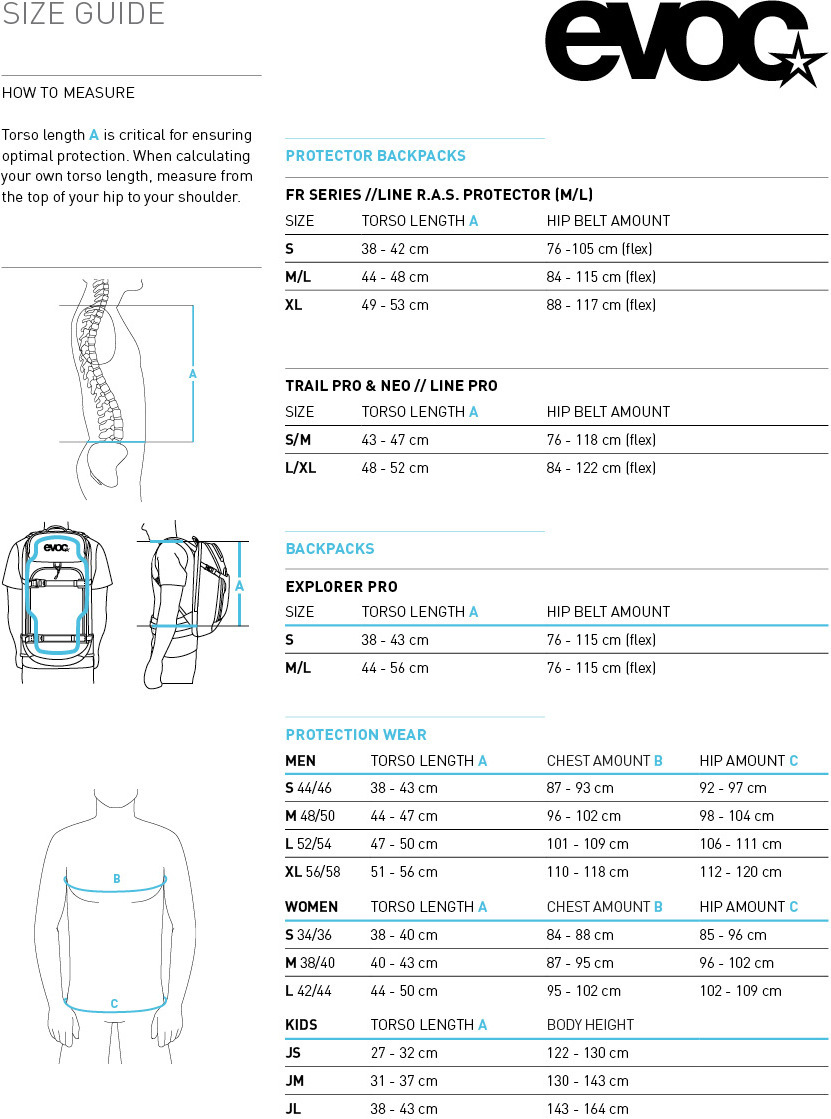 Evoc TRAIL PRO 10 -reppu, S/M, musta