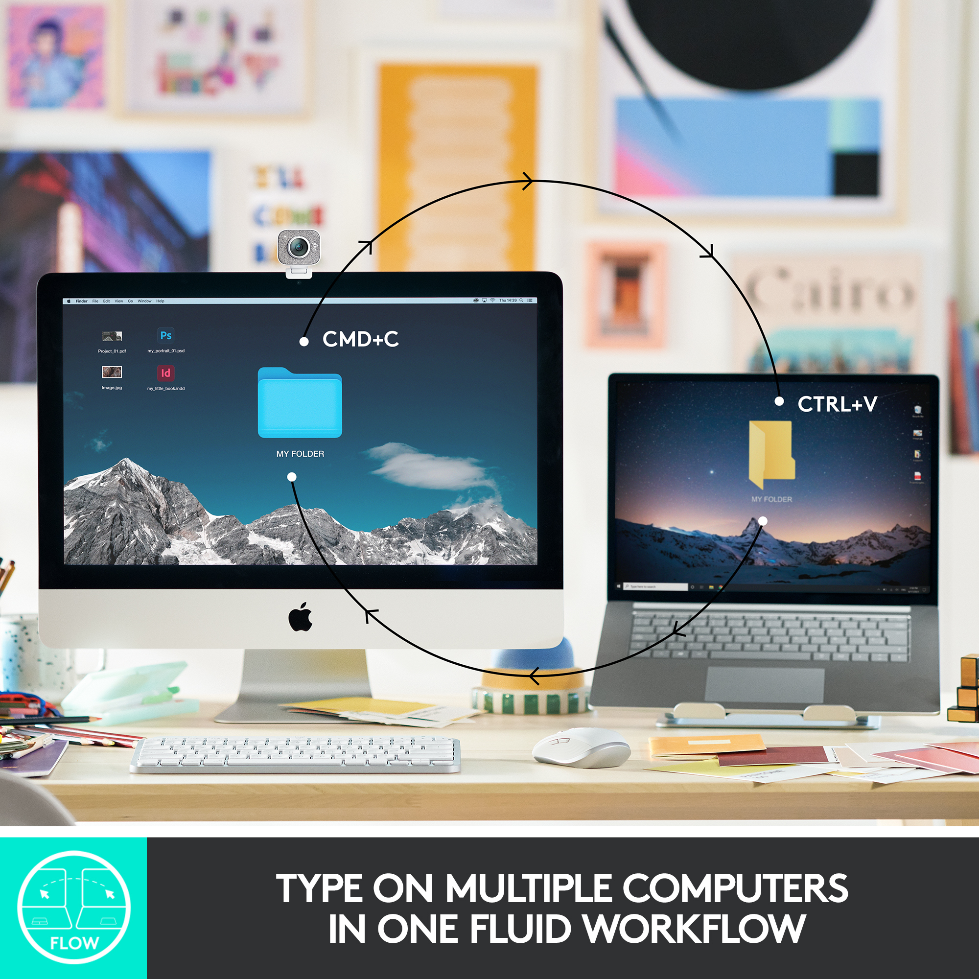 Logitech MX Keys Mini -näppäimistö, musta