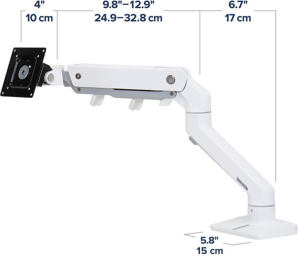 Ergotron HX Monitor Arm G9 monitorivarsi, valkoinen