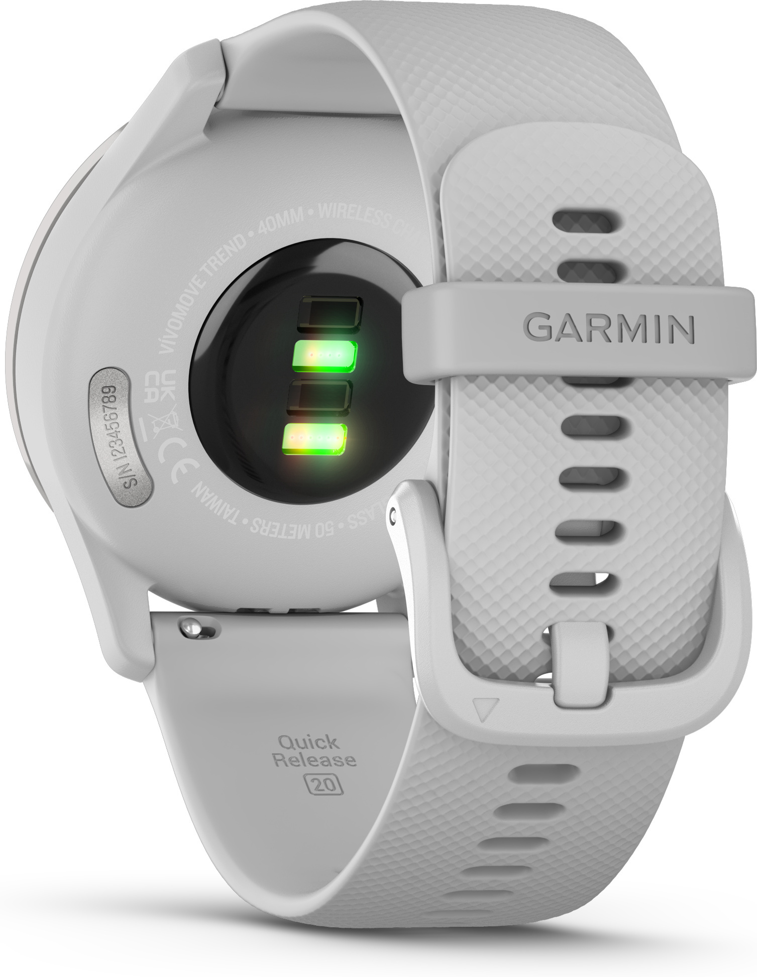 Garmin Vivomove Trend -hybridiälykello, hopea