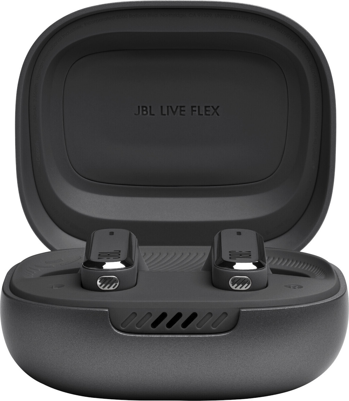 JBL Live Flex vastamelunappikuulokkeet, musta