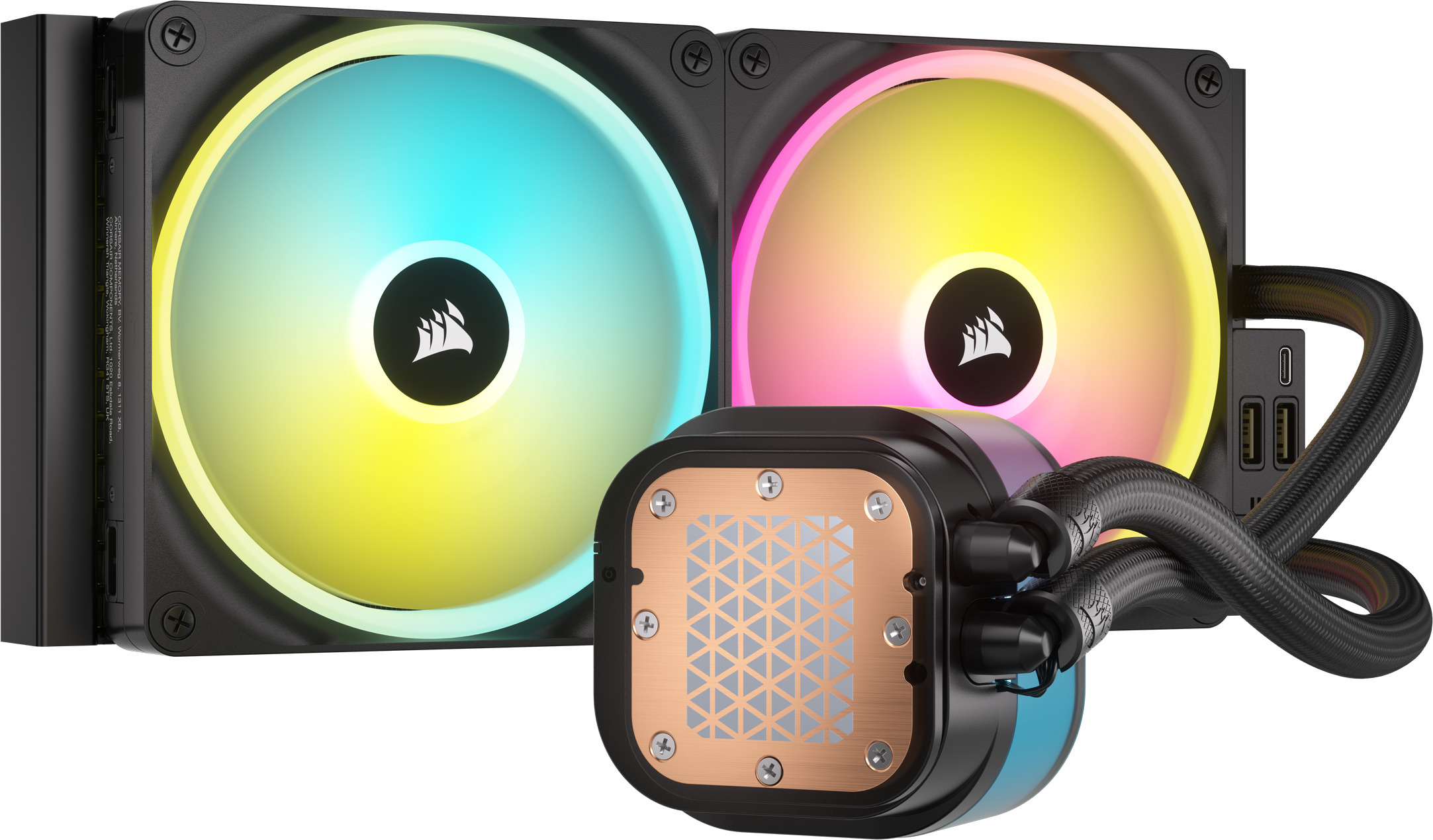 Corsair iCUE LINK H115i RGB -nestejäähdytysjärjestelmä, musta