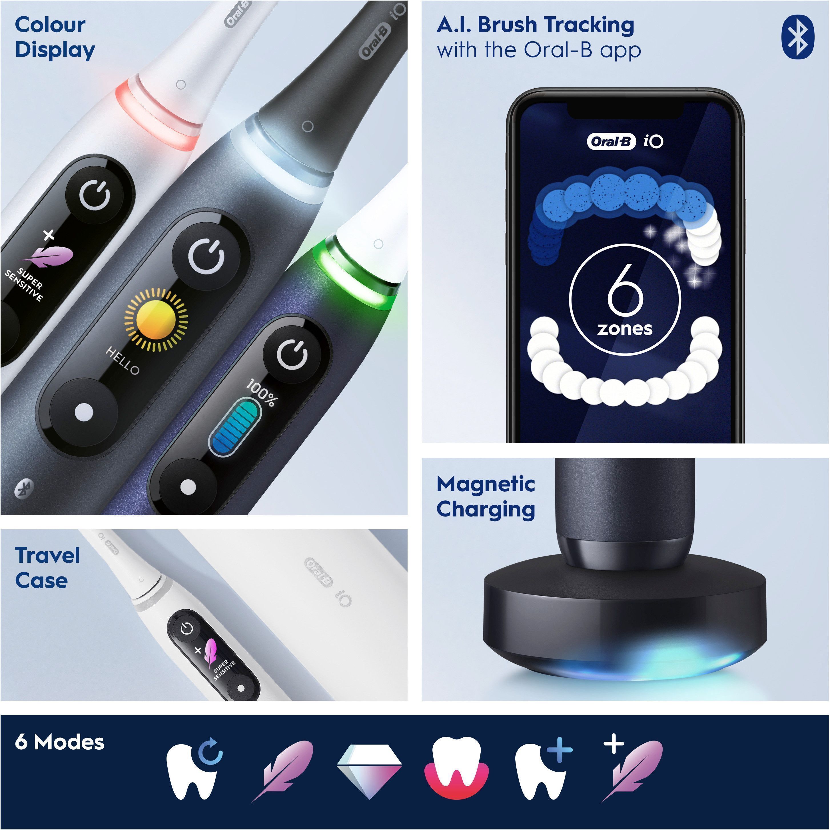 Oral-B IO Series 8 -sähköhammasharja, Violetti – Verkkokauppa.com