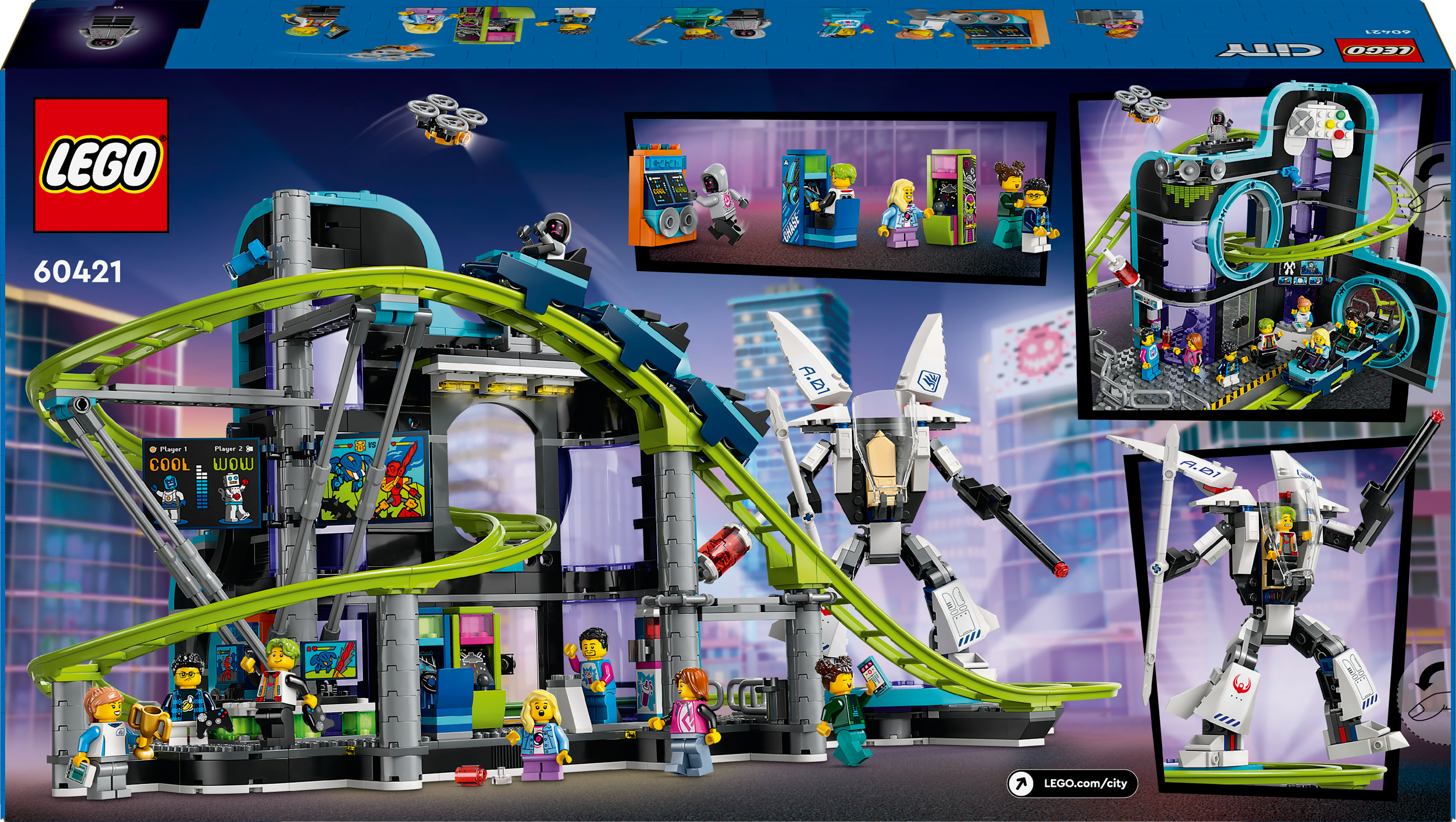LEGO City Trains 60423  - Keskikaupungin pikaratikkapysäkki