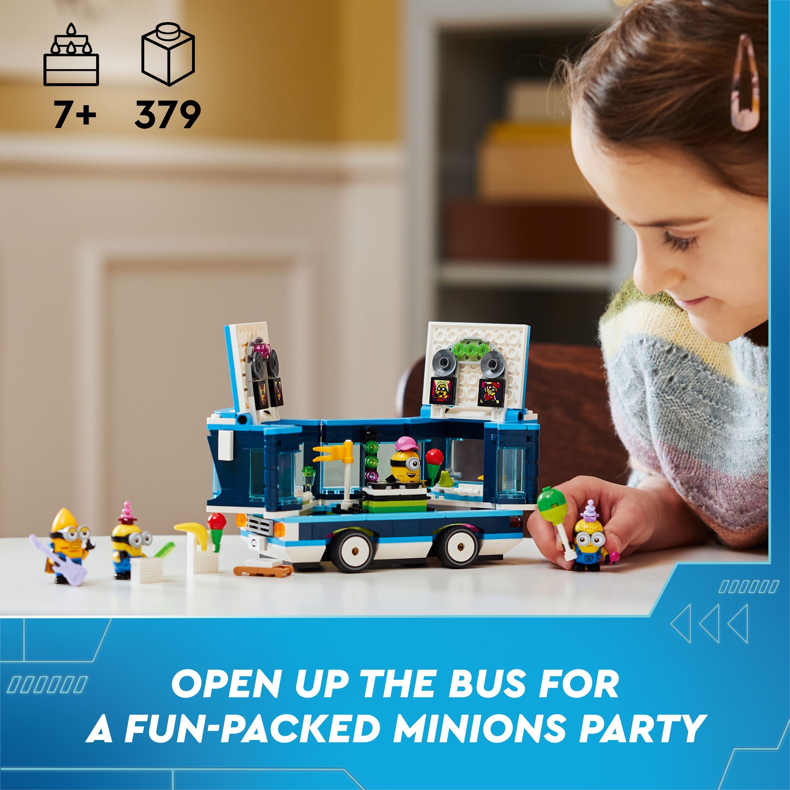 LEGO Minions 75581 - Kätyrien musajuhlabussi