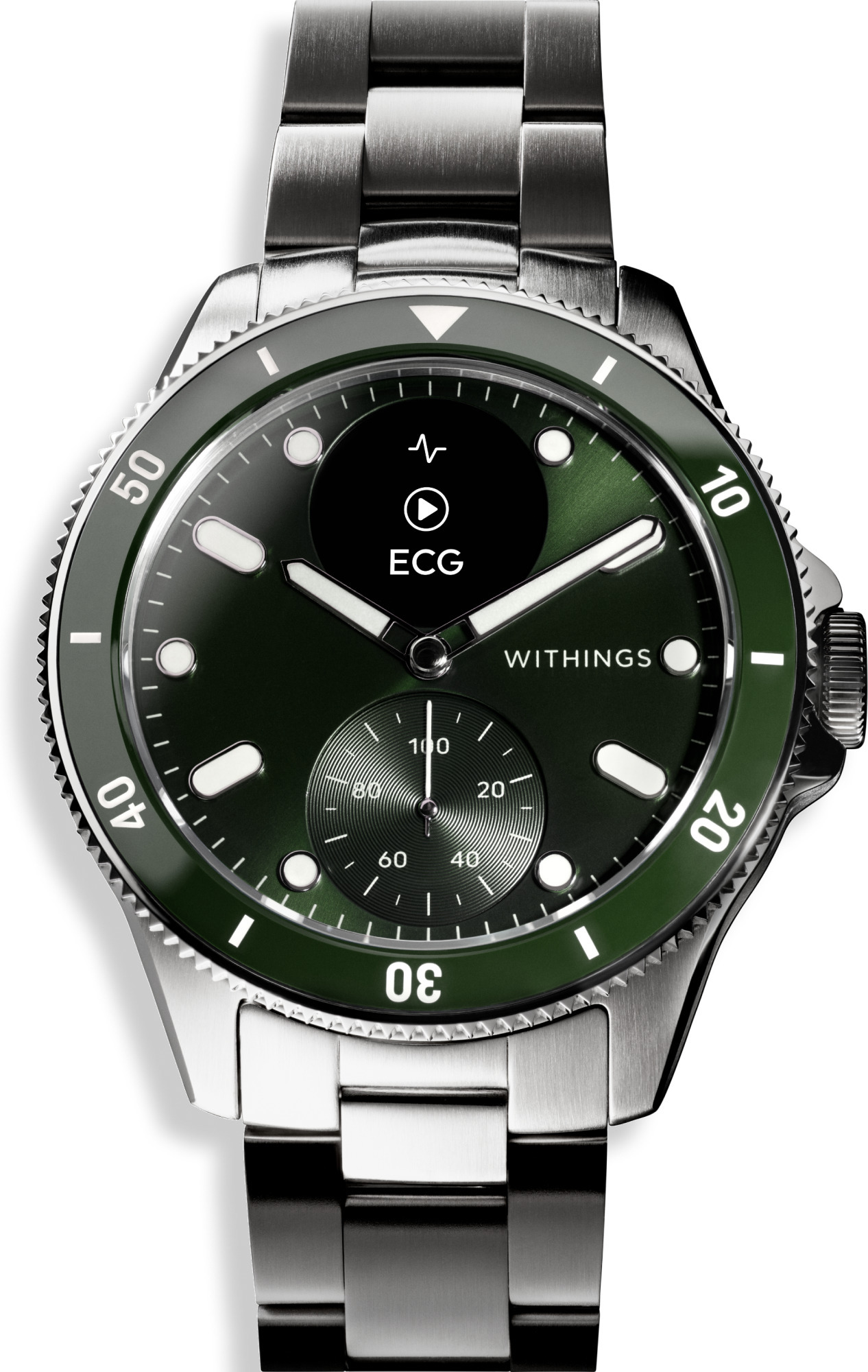 Withings Scanwatch Nova -älykello, 42 mm, vihreä