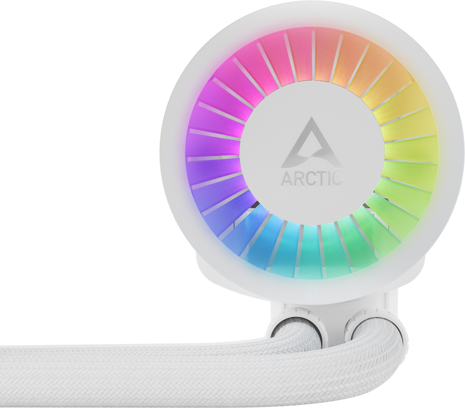 Arctic Liquid Freezer III 360 ARGB -nestejäähdytysjärjestelmä, valkoinen