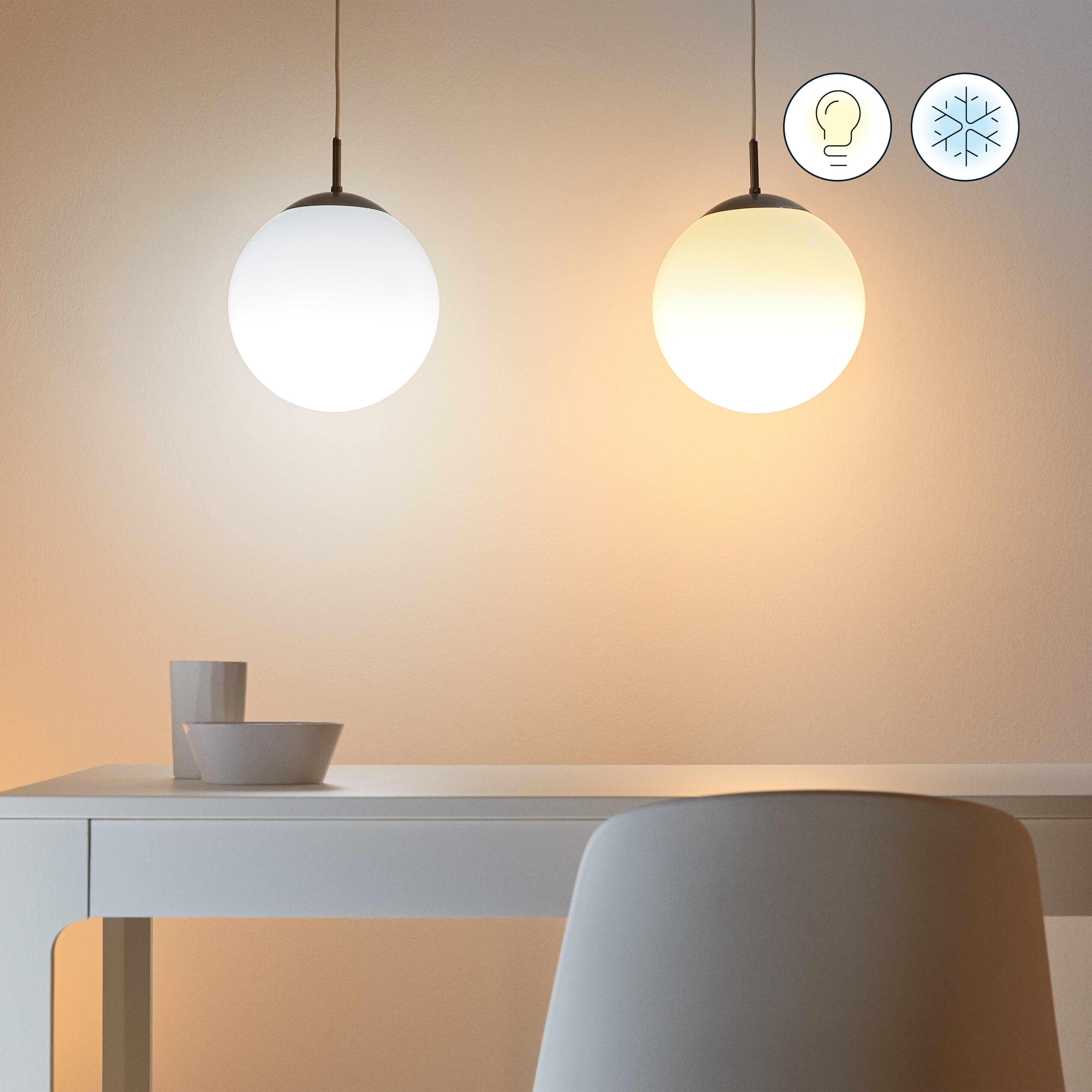 WiZ älylamppu, E27, valkoisen valon sävyt, Wi-Fi, 2700-6500 K, 806 lm