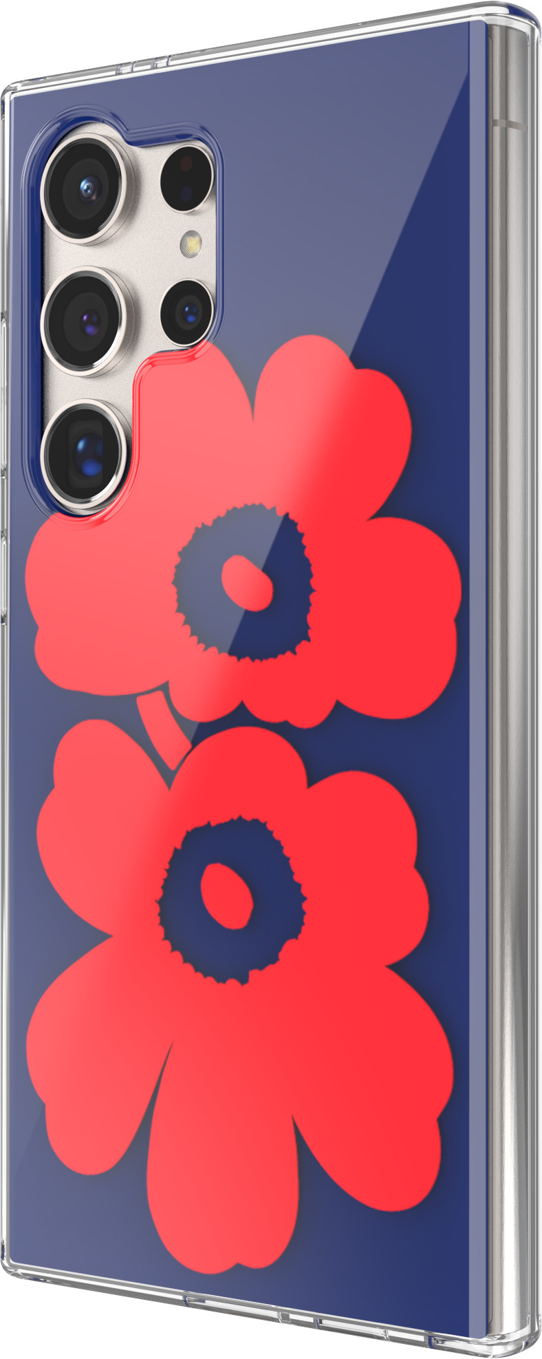 Samsung x Marimekko Dual Layer Case -suojakuori, Samsung Galaxy S24 Ultra, sininen/punainen