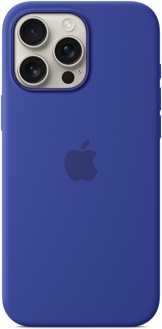 Apple iPhone 16 Pro Max silikonikuori MagSafella, ultra­mariini