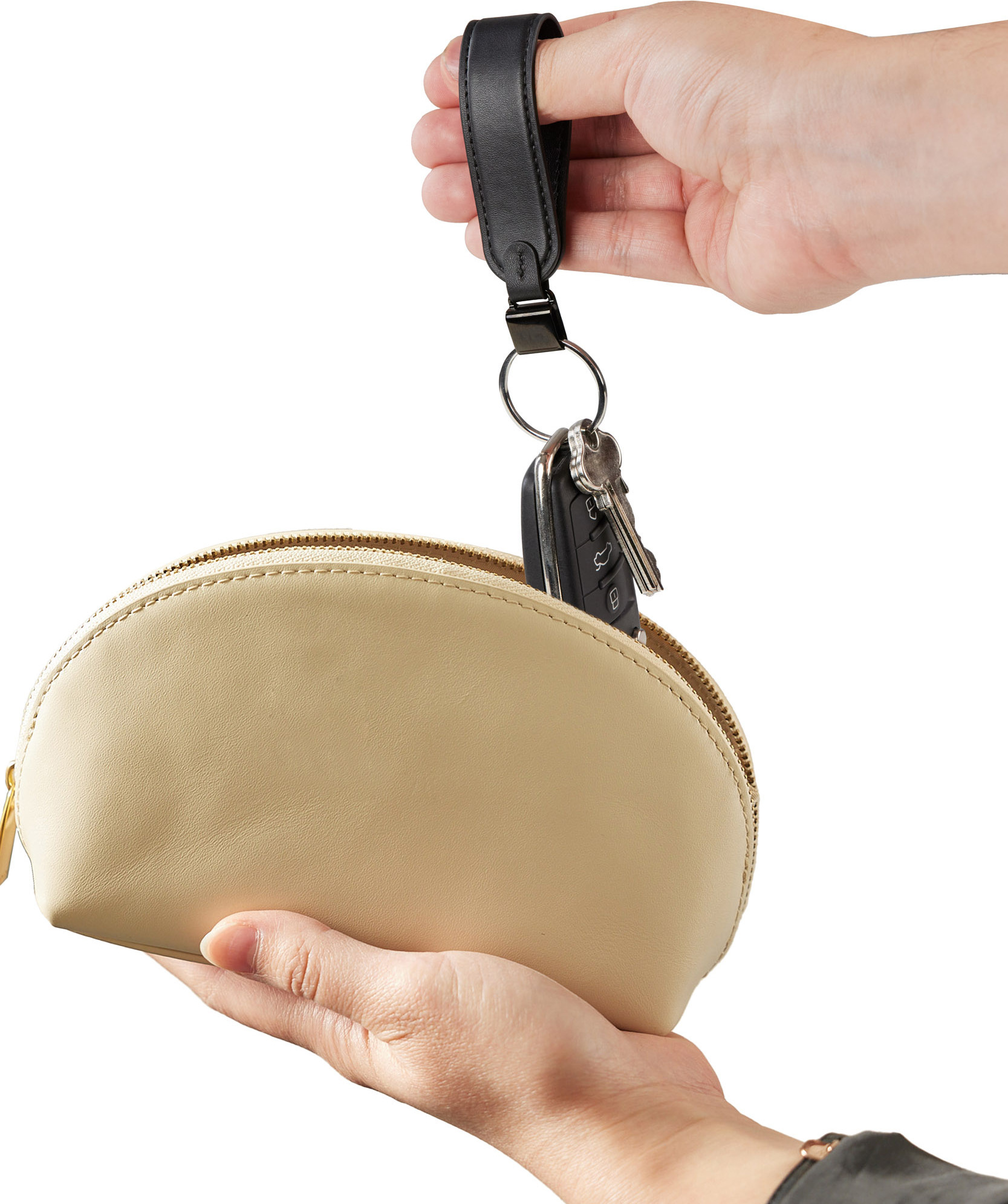 Orbitkey Loop Keychain -avaimenperälenkki, musta