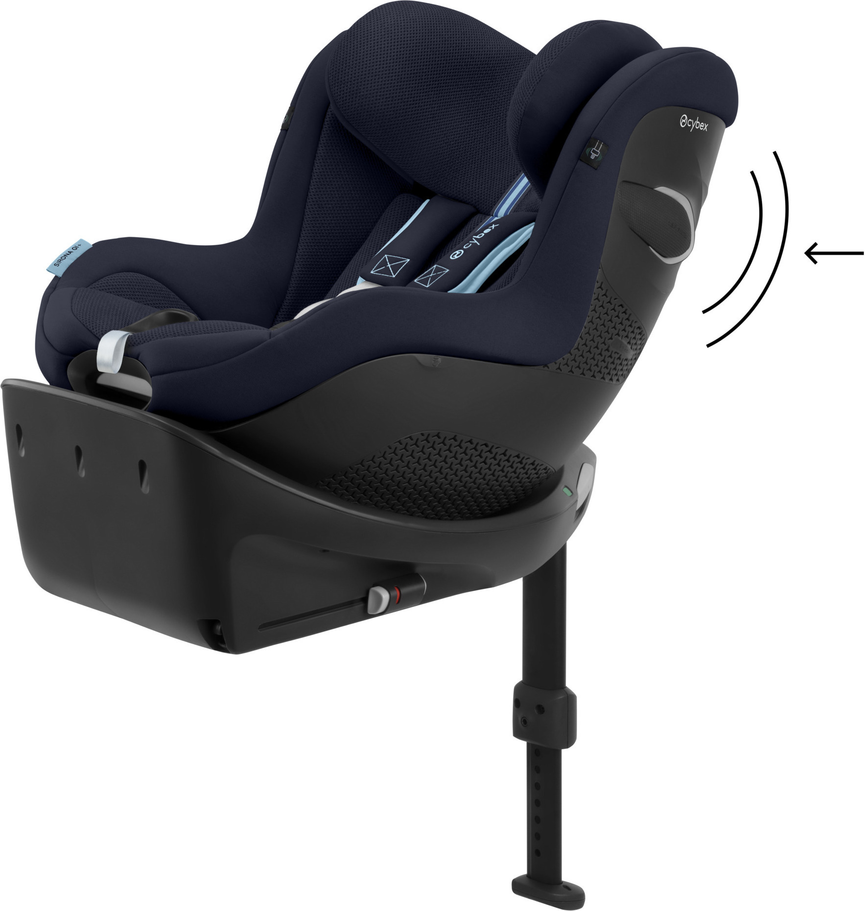 CYBEX Sirona Gi i-Size Plus -turvaistuin, 61 - 105 cm, Moon Black