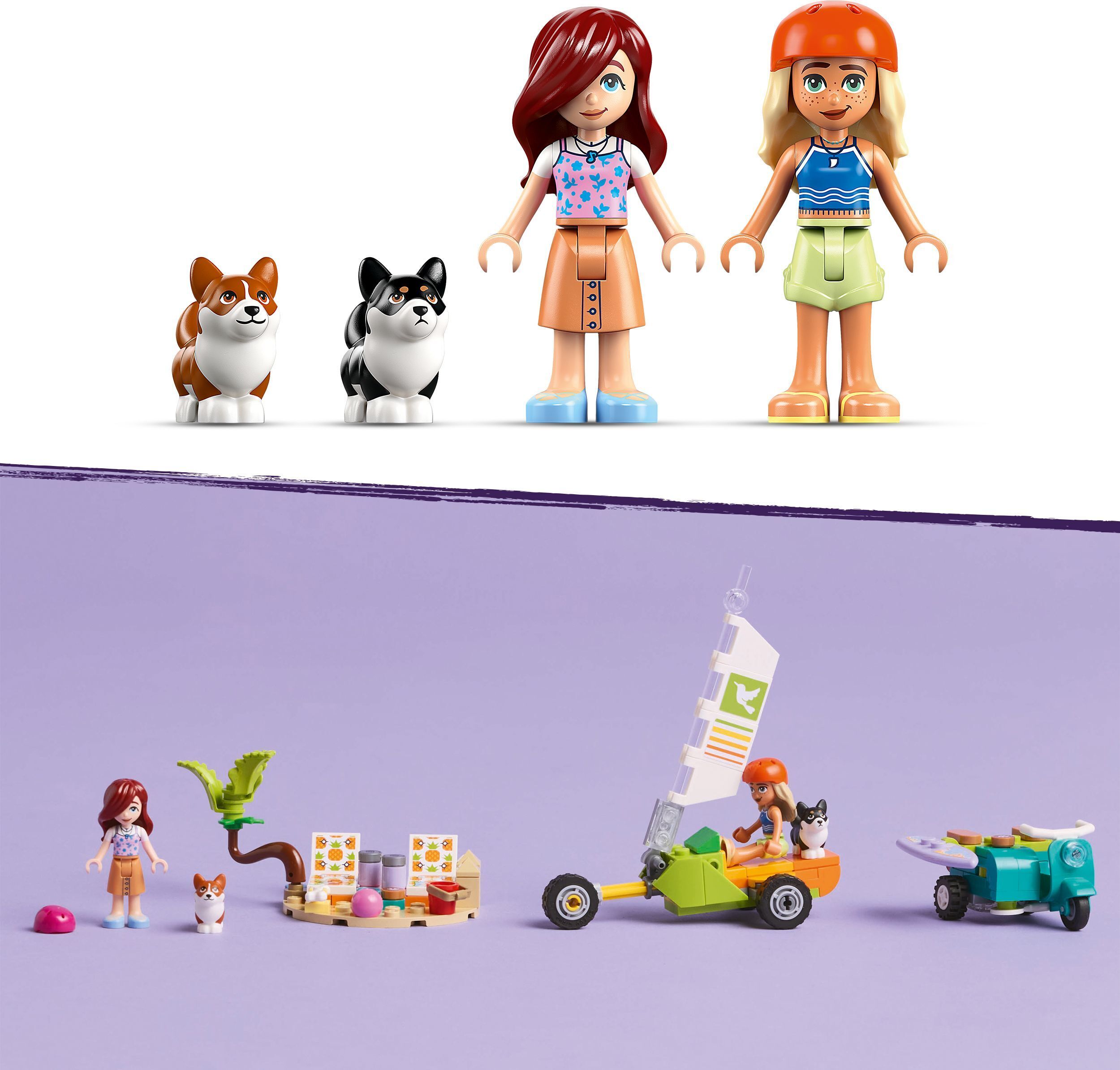 LEGO Friends 42641 – Surffikoirat ja skootteriseikkailu