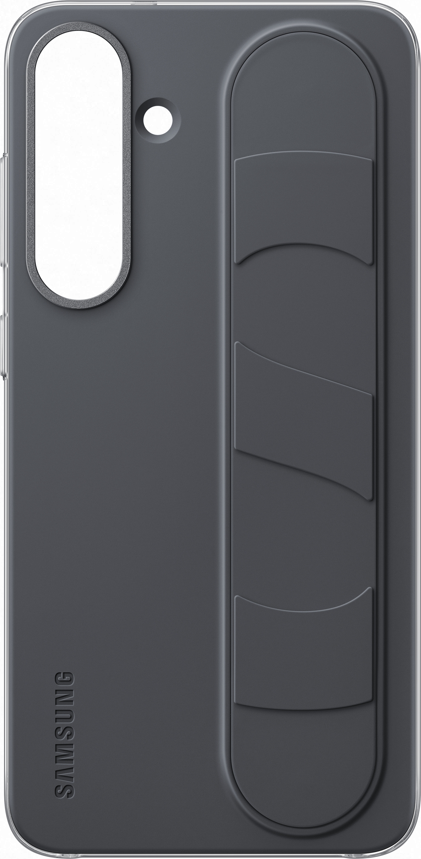Samsung Galaxy S25+ Standing Grip suojakuori, musta / sininen