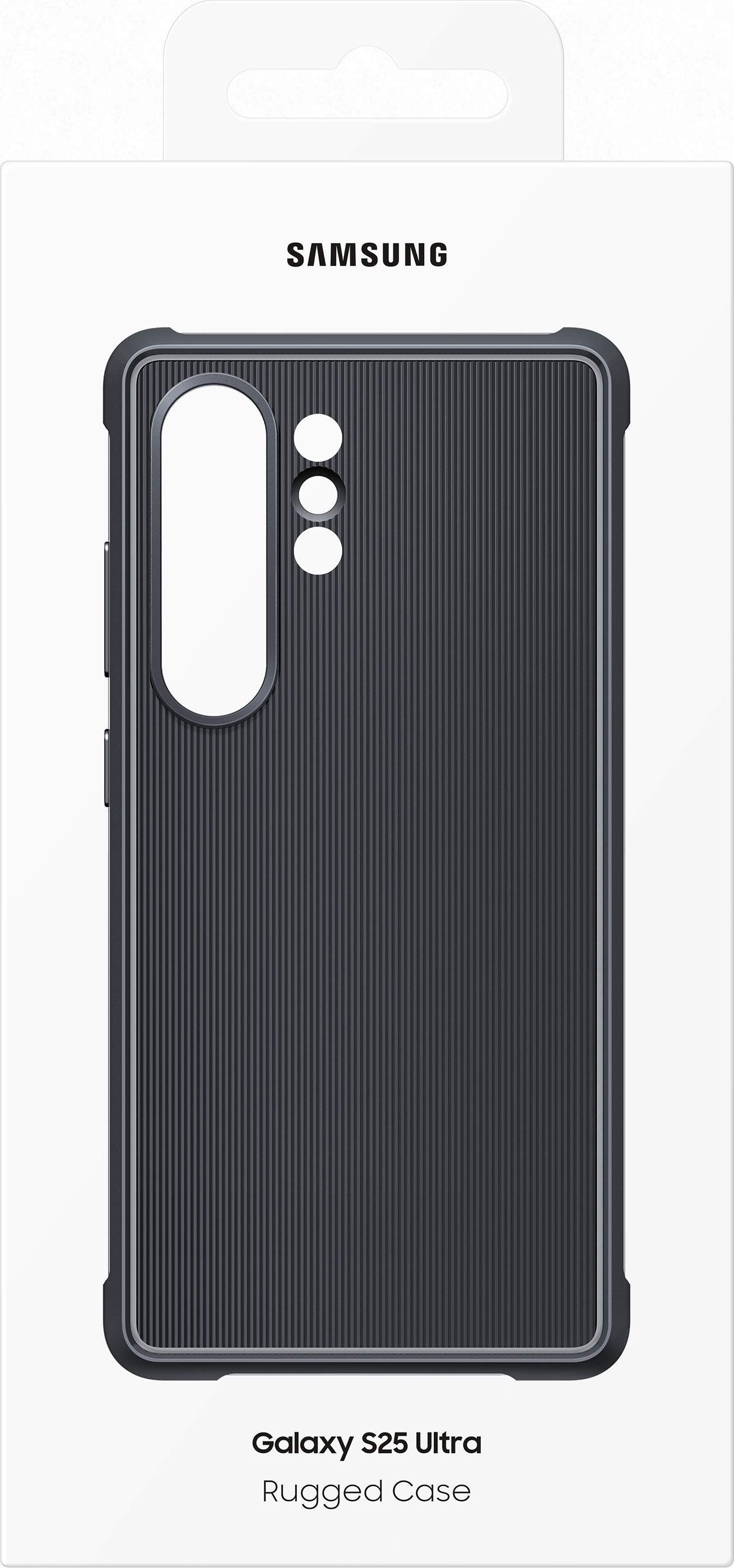 Samsung Galaxy S25 Ultra Rugged suojakuori, musta