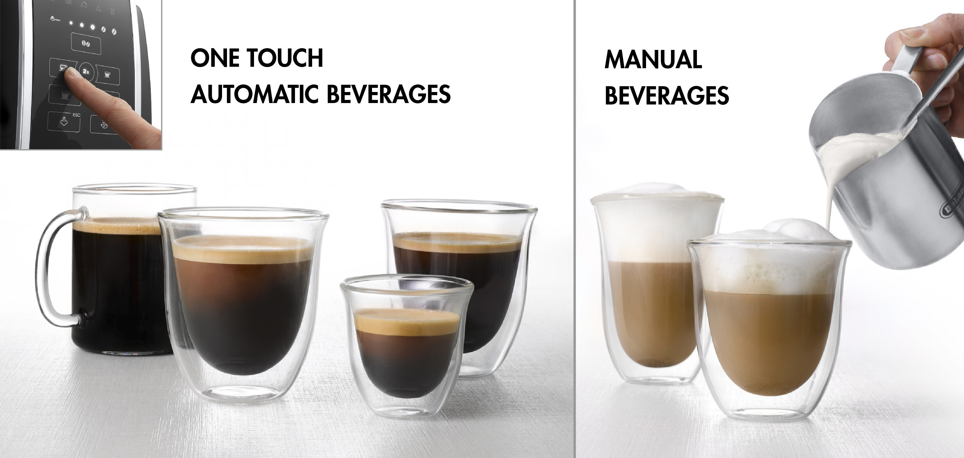 DeLonghi Dinamica ECAM350.15.B -kahviautomaatti