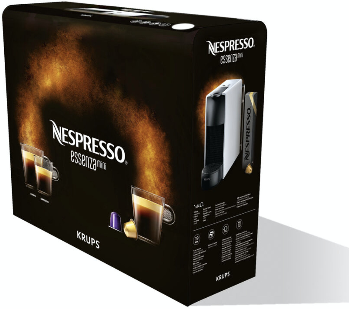 Nespresso Essenza Mini -kapselikeitin, valkoinen