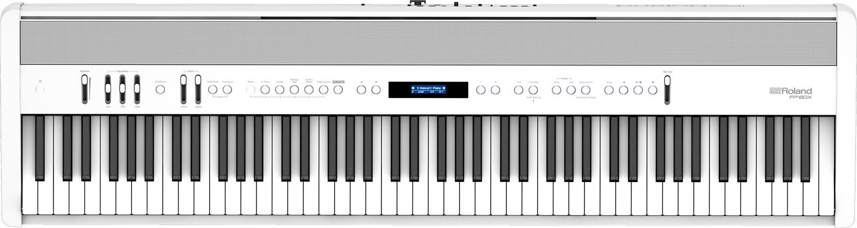 Roland FP-60X -digitaalipiano, valkoinen