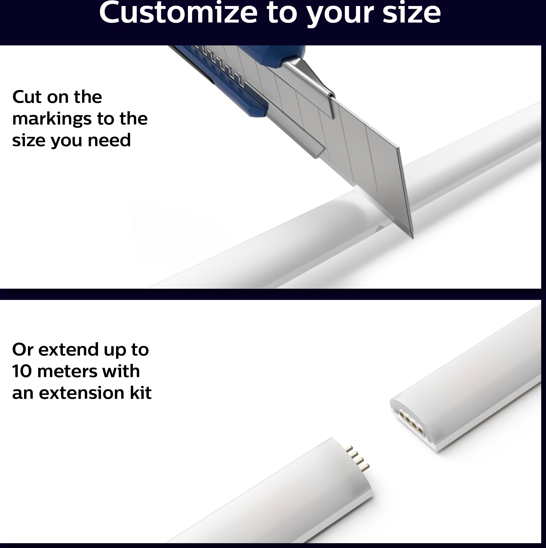 Philips Hue Gradient LightStrip -valonauha, 2m aloituspakkaus