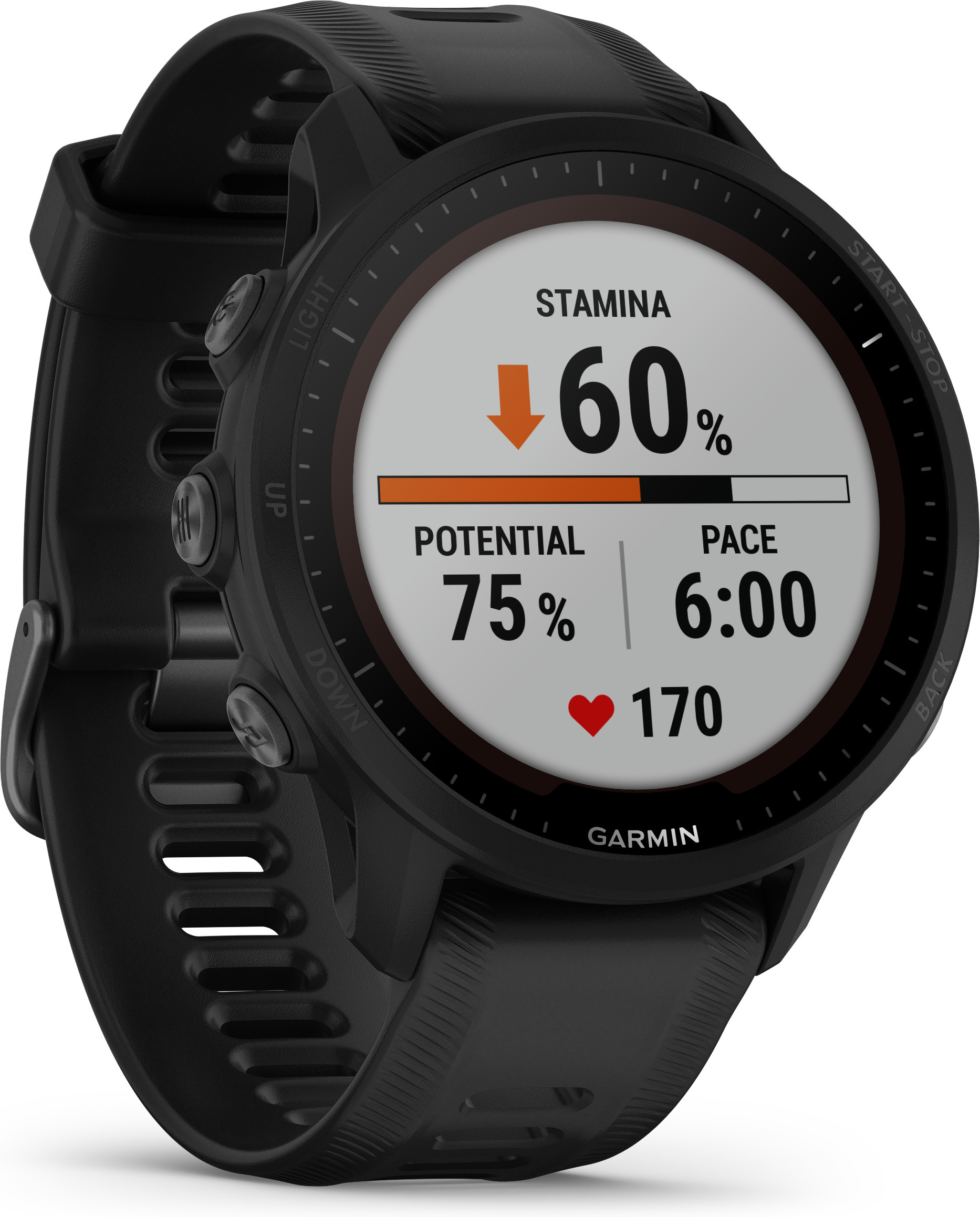 Garmin Forerunner 955 Solar -urheilukello, musta