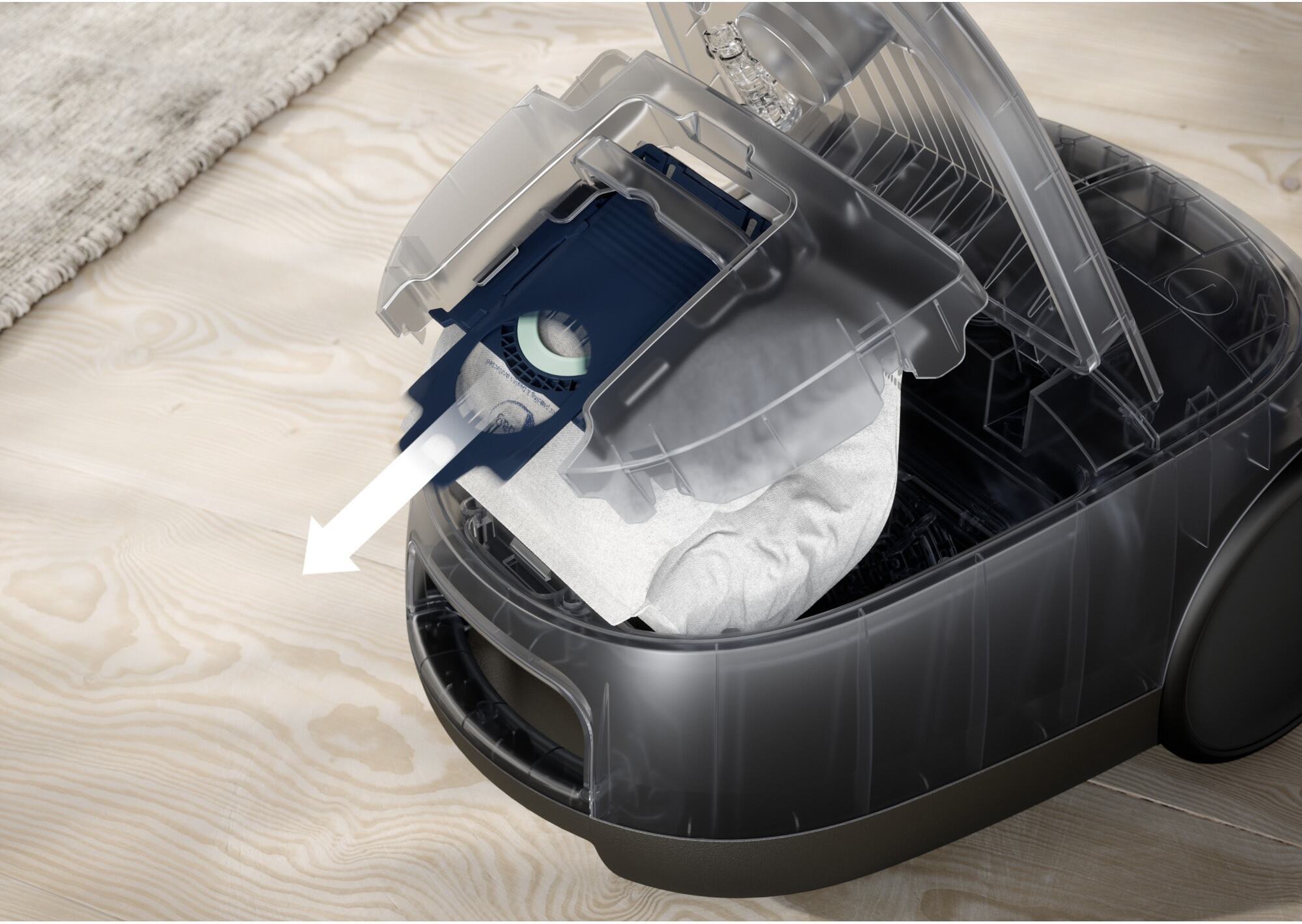 Electrolux Clean 600 EB61C1OG -pölynimuri, vihreä