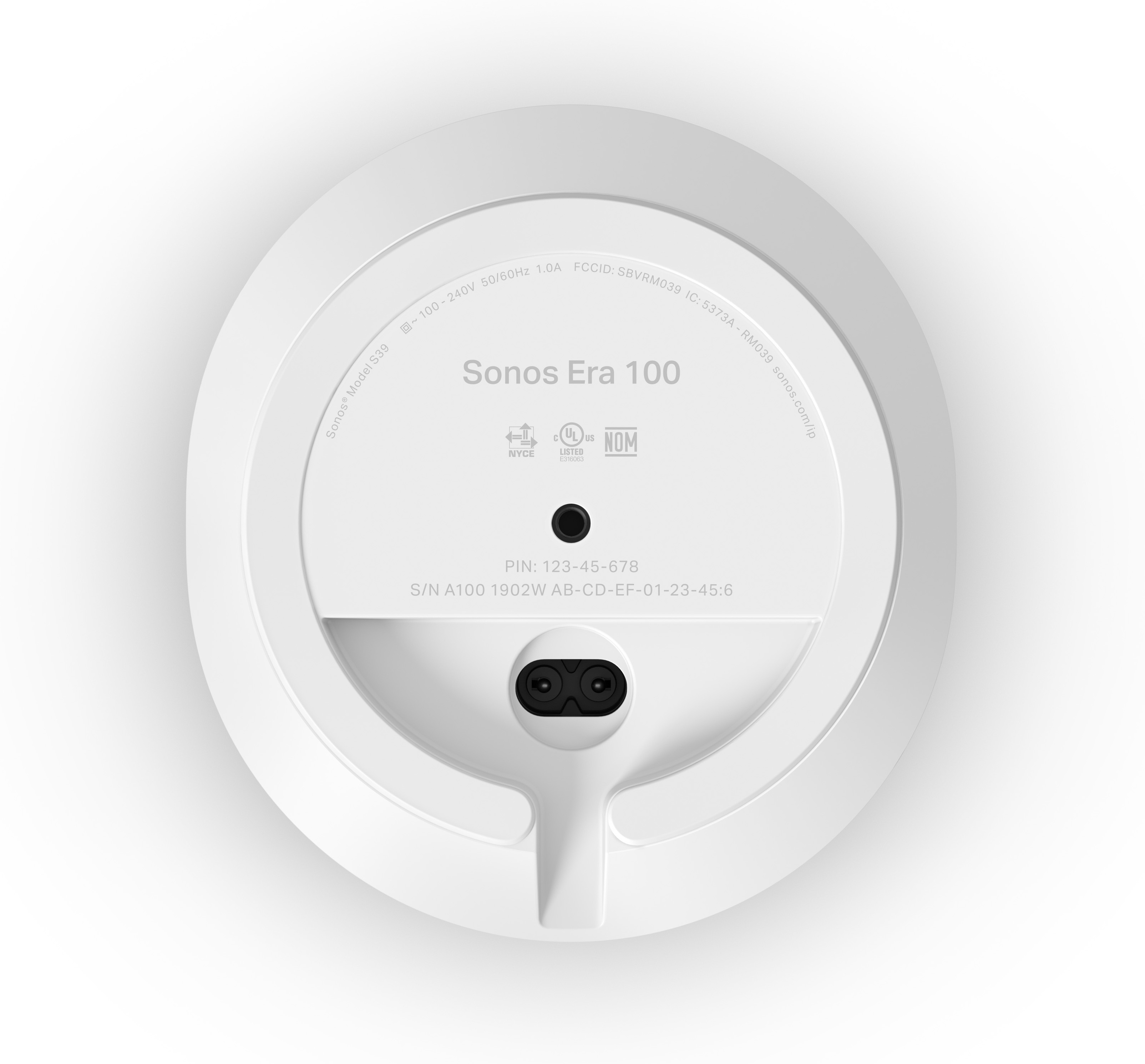 Sonos Era 100 -älykaiutin, valkoinen