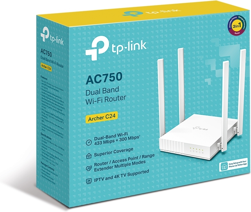 TP-LINK Archer C24 Dual-band -WiFi-reititin