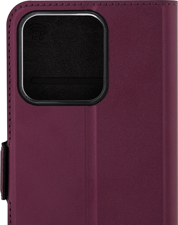 Wave BookCase -suojakotelo, Honor X6a, Smoky Sangria