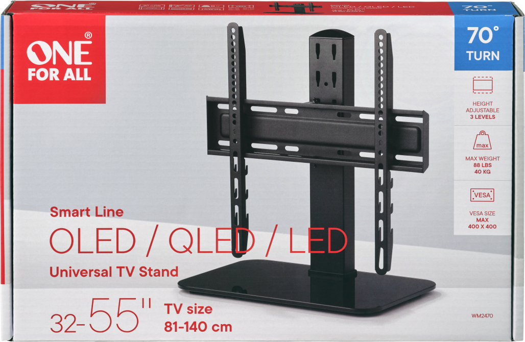 One For All WM2470 Pöytäteline 32-55” televisiolle