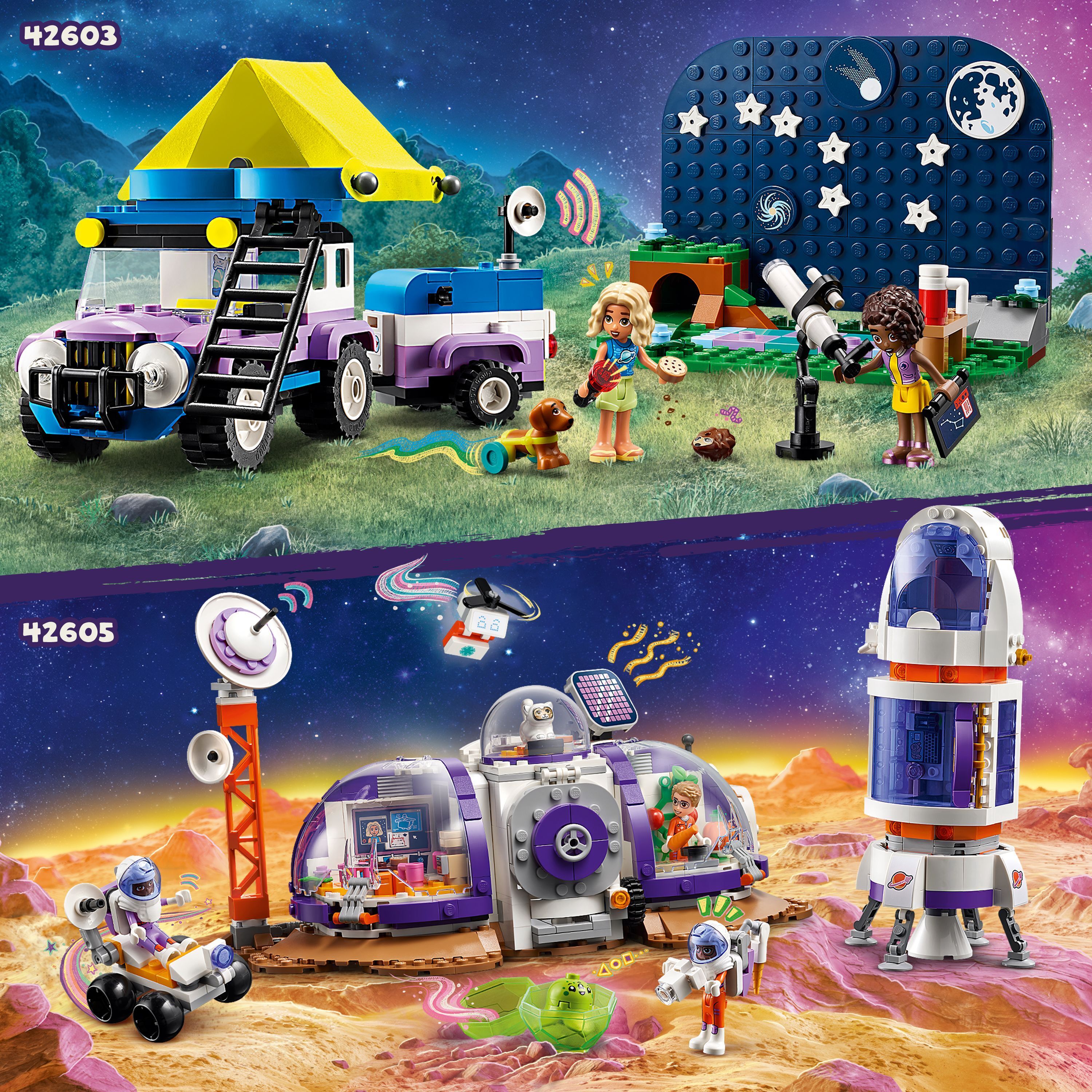 LEGO Friends 42603  - Retkeilyauto tähtien katseluun