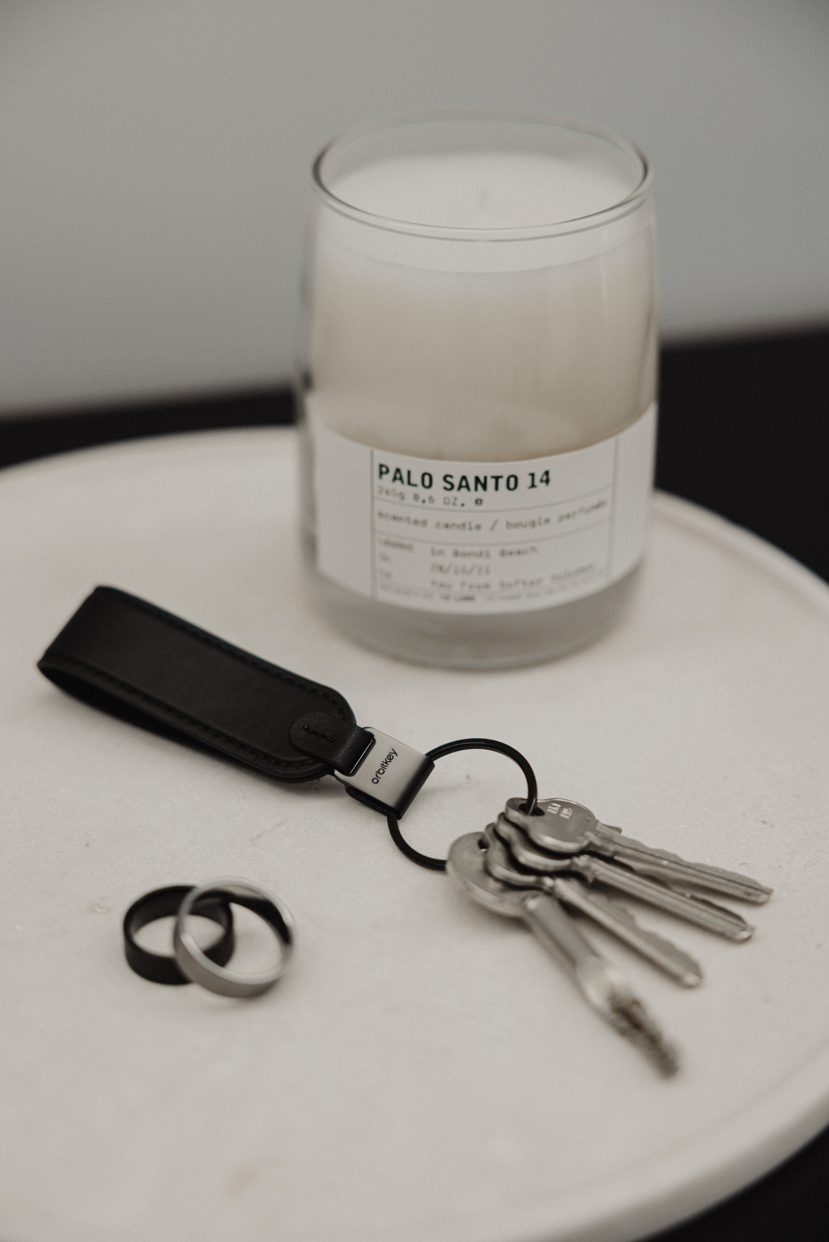 Orbitkey Loop Keychain -avaimenperälenkki, musta