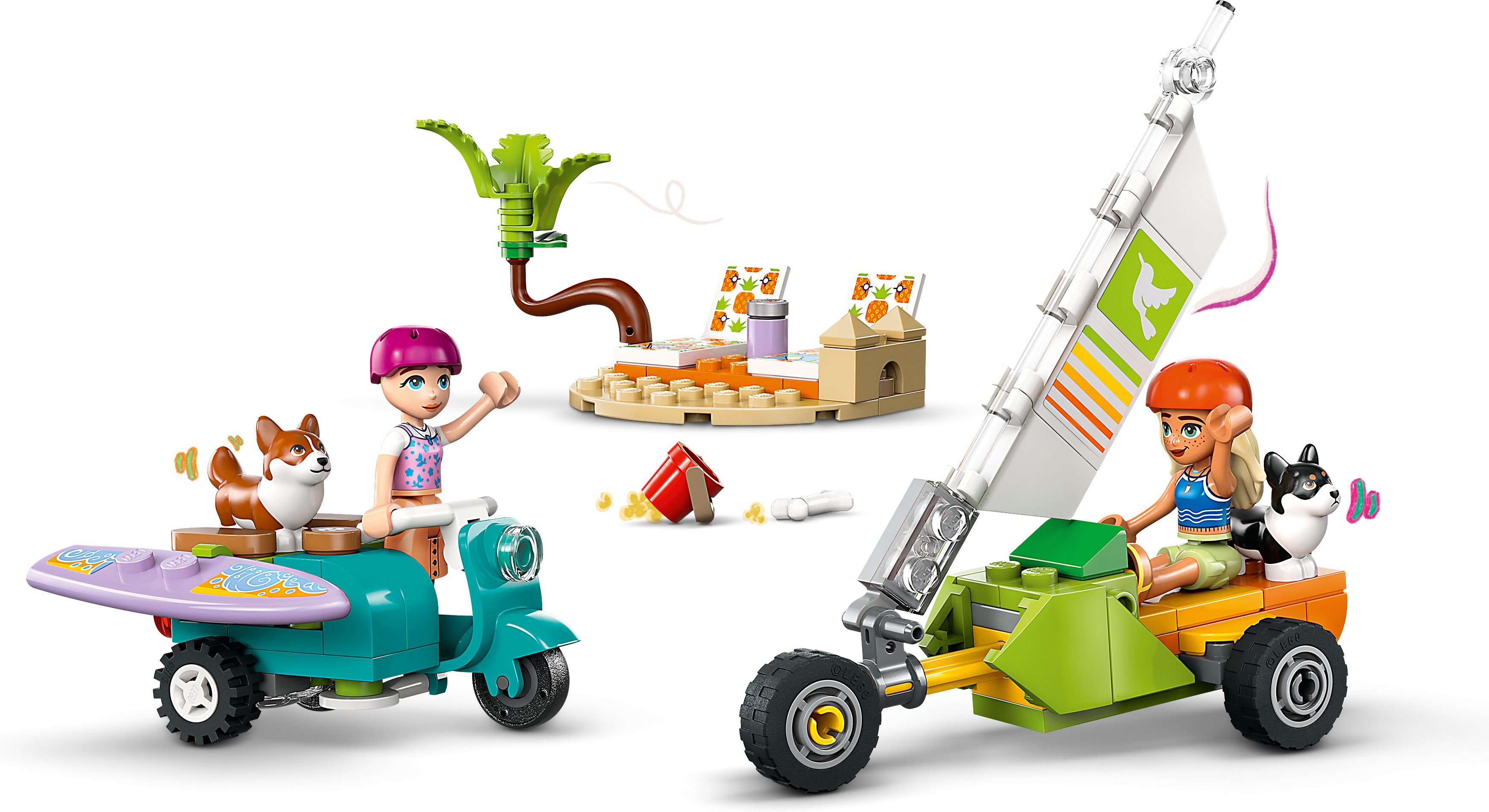 LEGO Friends 42641 – Surffikoirat ja skootteriseikkailu