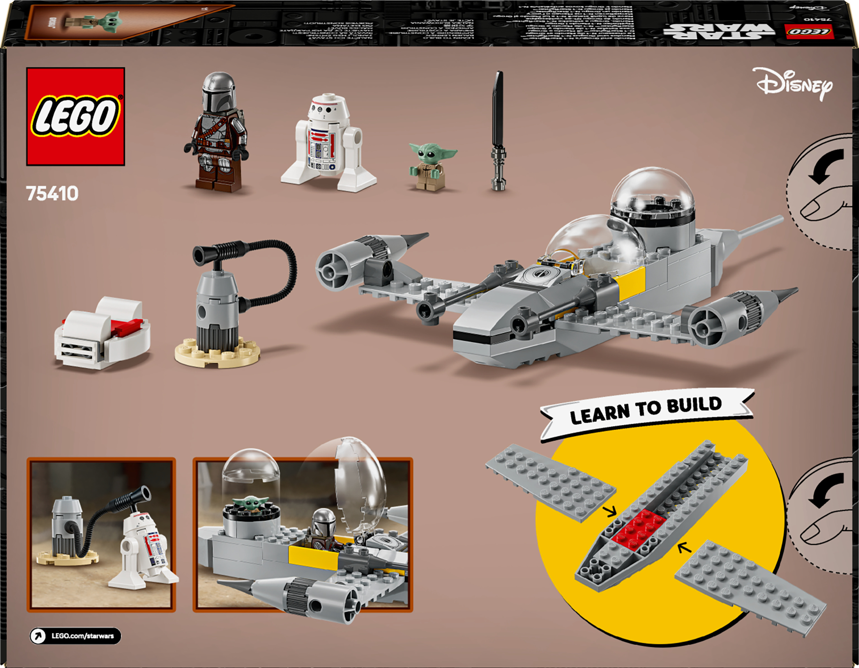LEGO Star Wars 75410 – Mandon ja Grogun N-1-tähtihävittäjä