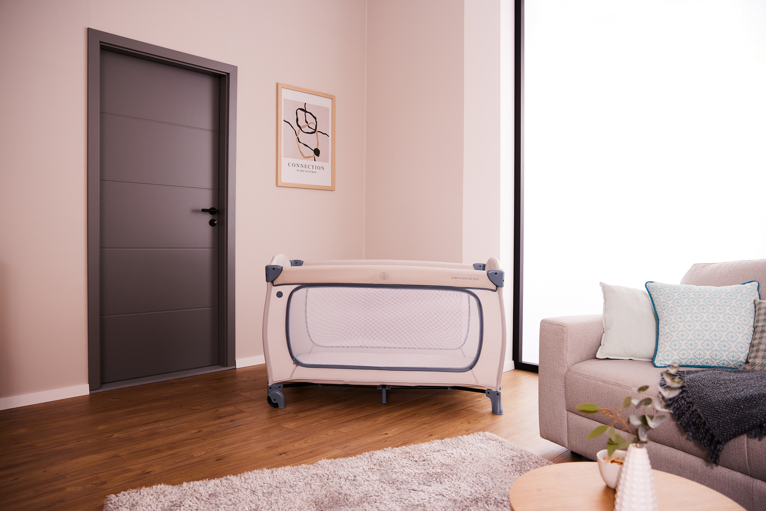 Hauck Sleep N Play Go Plus matkasänky, Dusty Cork