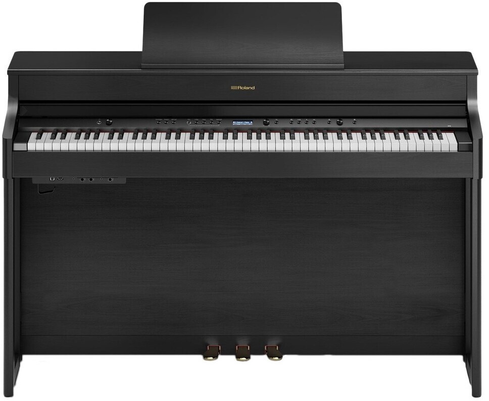 Roland HP702 -digipiano, hiilenmusta