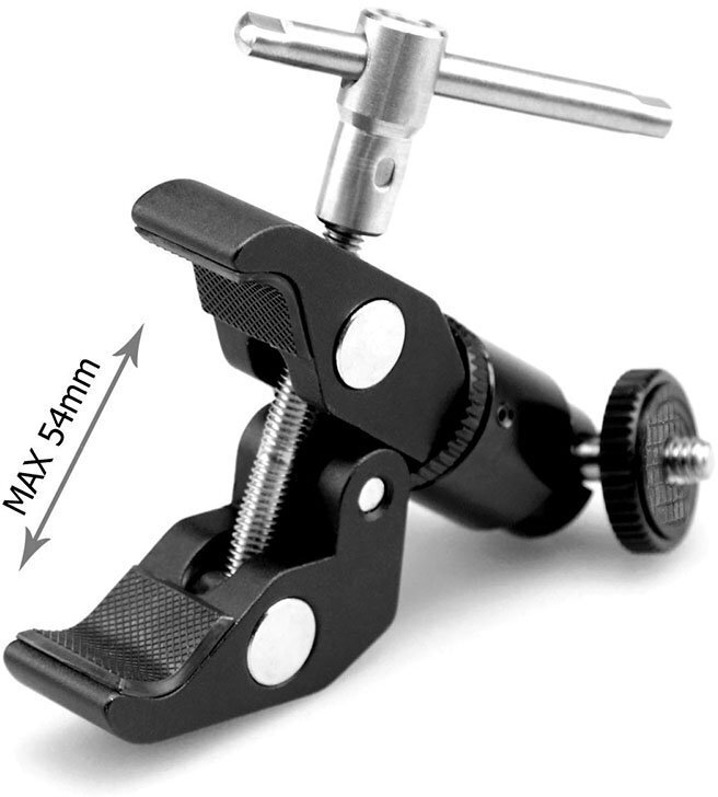 SmallRig 1124 7" -puristinkiinnike 1/4" kuulapäällä