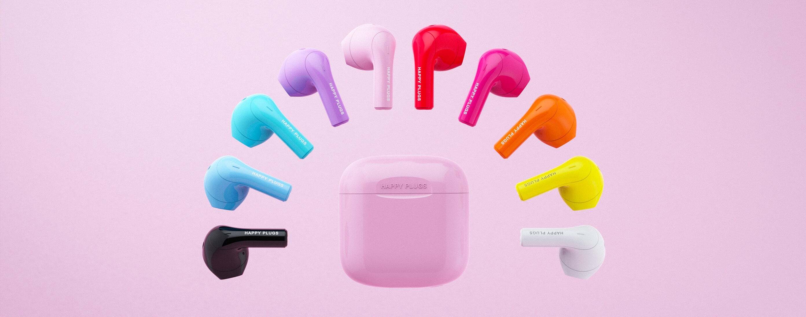 Happy Plugs Joy -nappikuulokkeet, lila