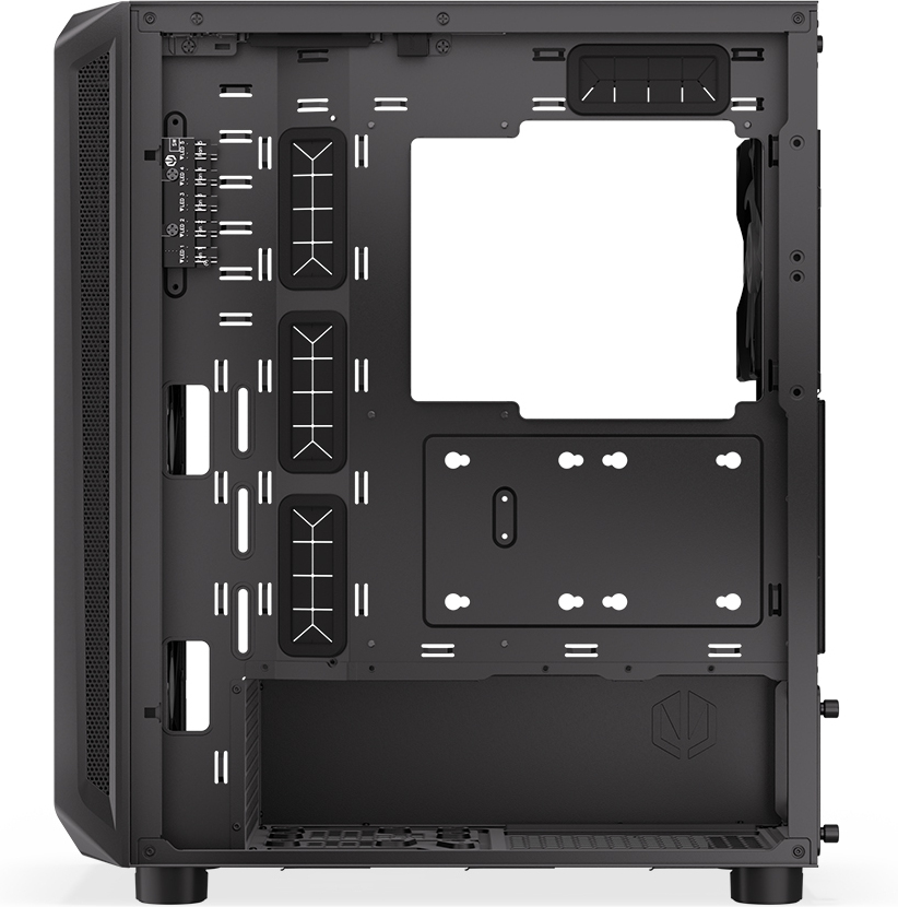 Endorfy Arx 500 ARGB Mid Tower ATX-kotelo ikkunalla, musta
