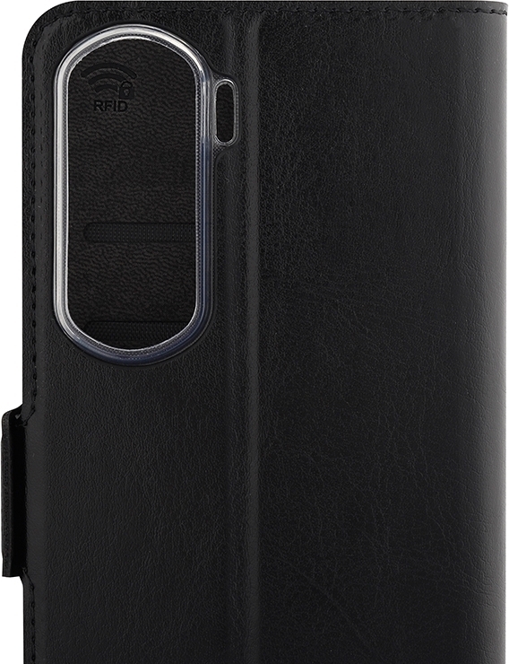 Wave BookCase -suojakotelo, Honor 90 Lite, musta
