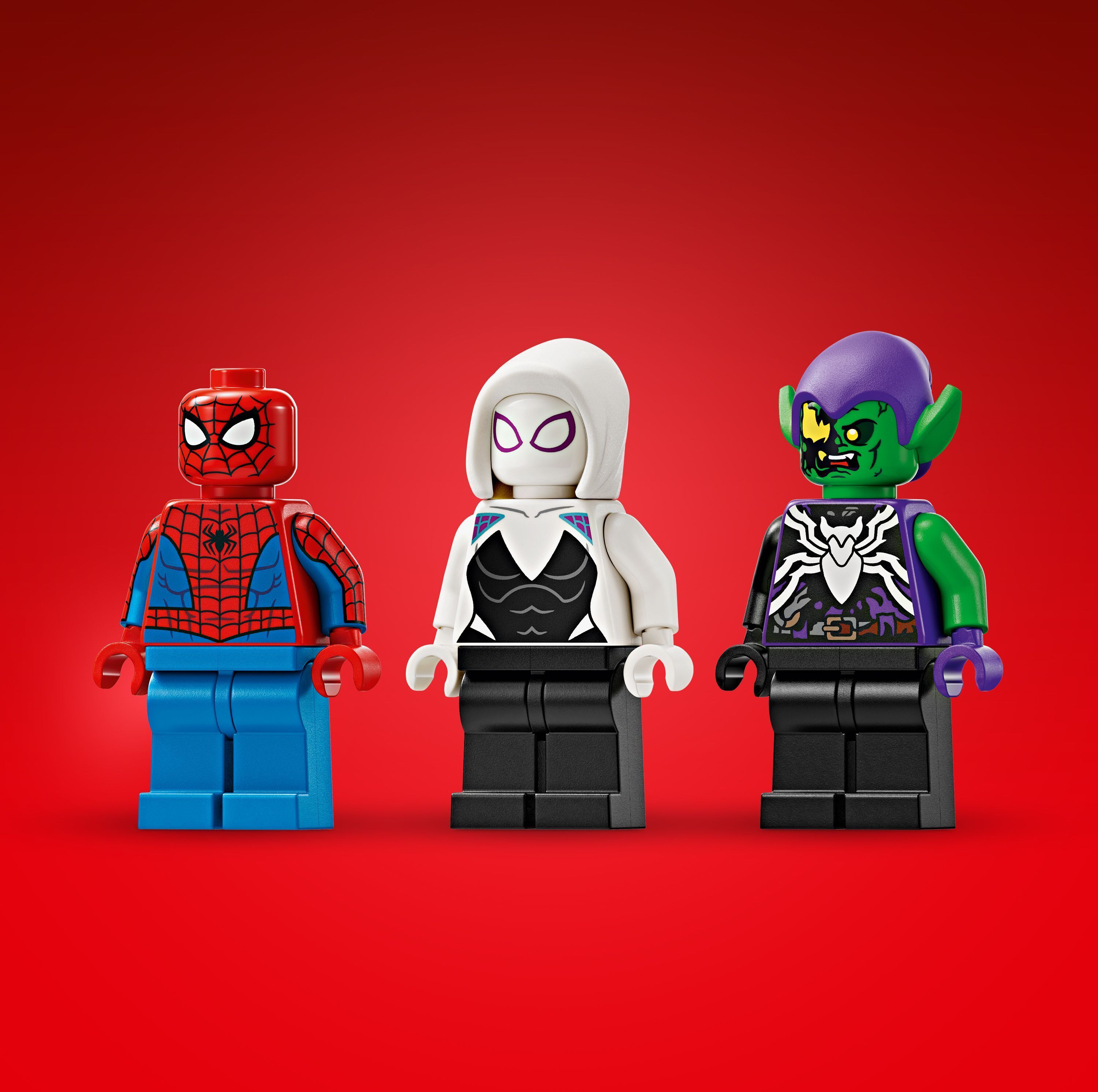 LEGO Super Heroes Marvel 76279  - Spider-Manin kilpa-auto ja Venomin Vihreä Menninkäinen