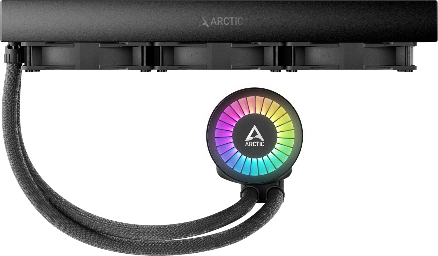 Arctic Liquid Freezer III 360 ARGB -nestejäähdytysjärjestelmä, musta