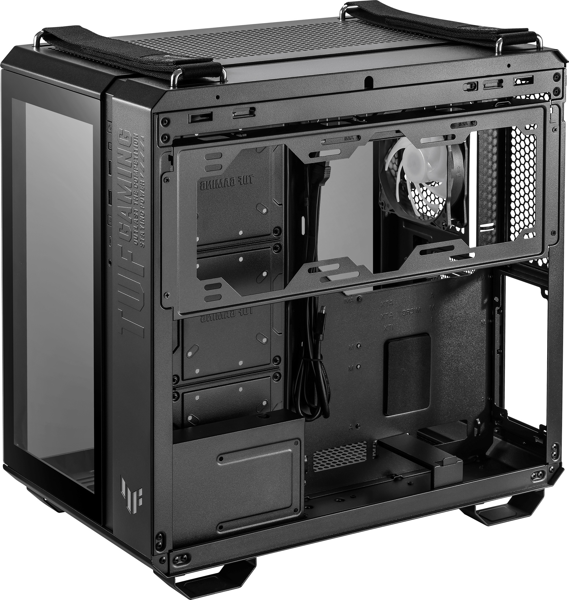 Asus TUF Gaming GT502 PLUS TG ARGB ATX-kotelo ikkunalla, musta