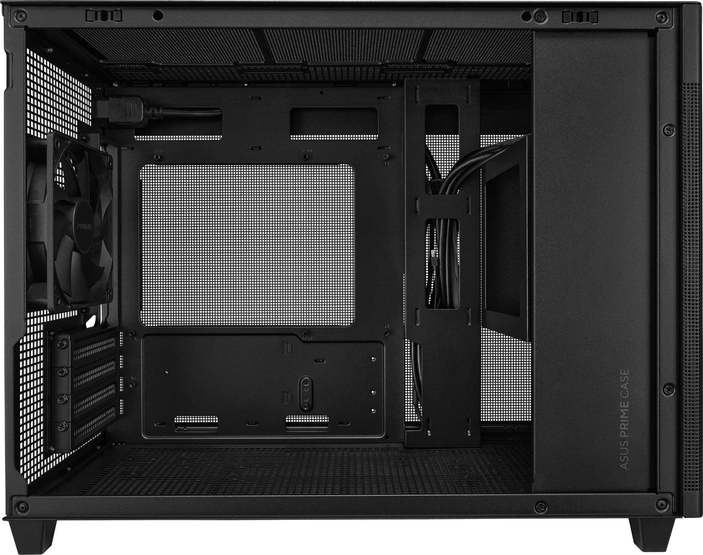 Asus Prime AP201 TG Micro-ATX-kotelo ikkunalla, musta
