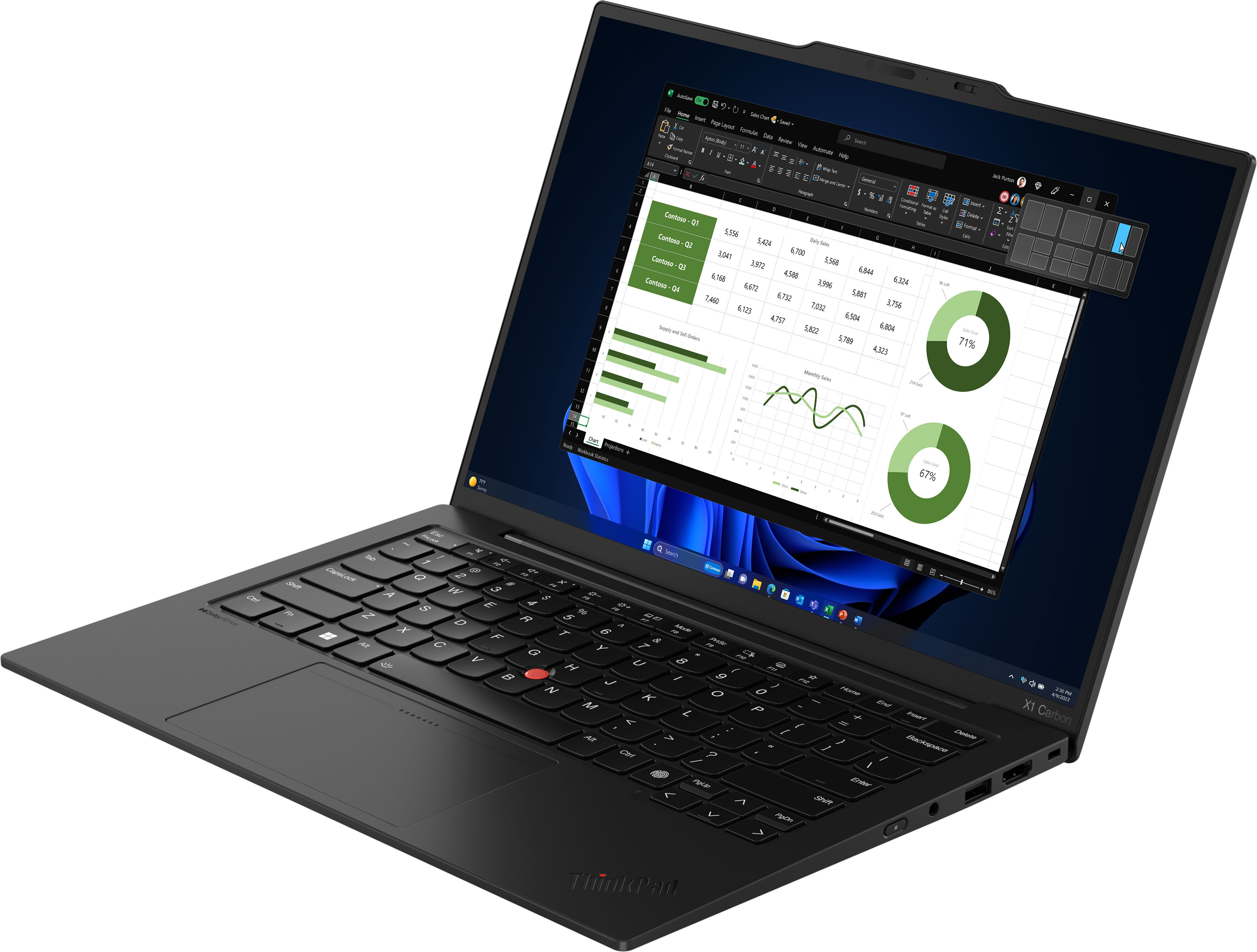 Lenovo ThinkPad X1 Carbon Gen 12 14" -kannettava, Win 11 Pro (21KC005EMX)
