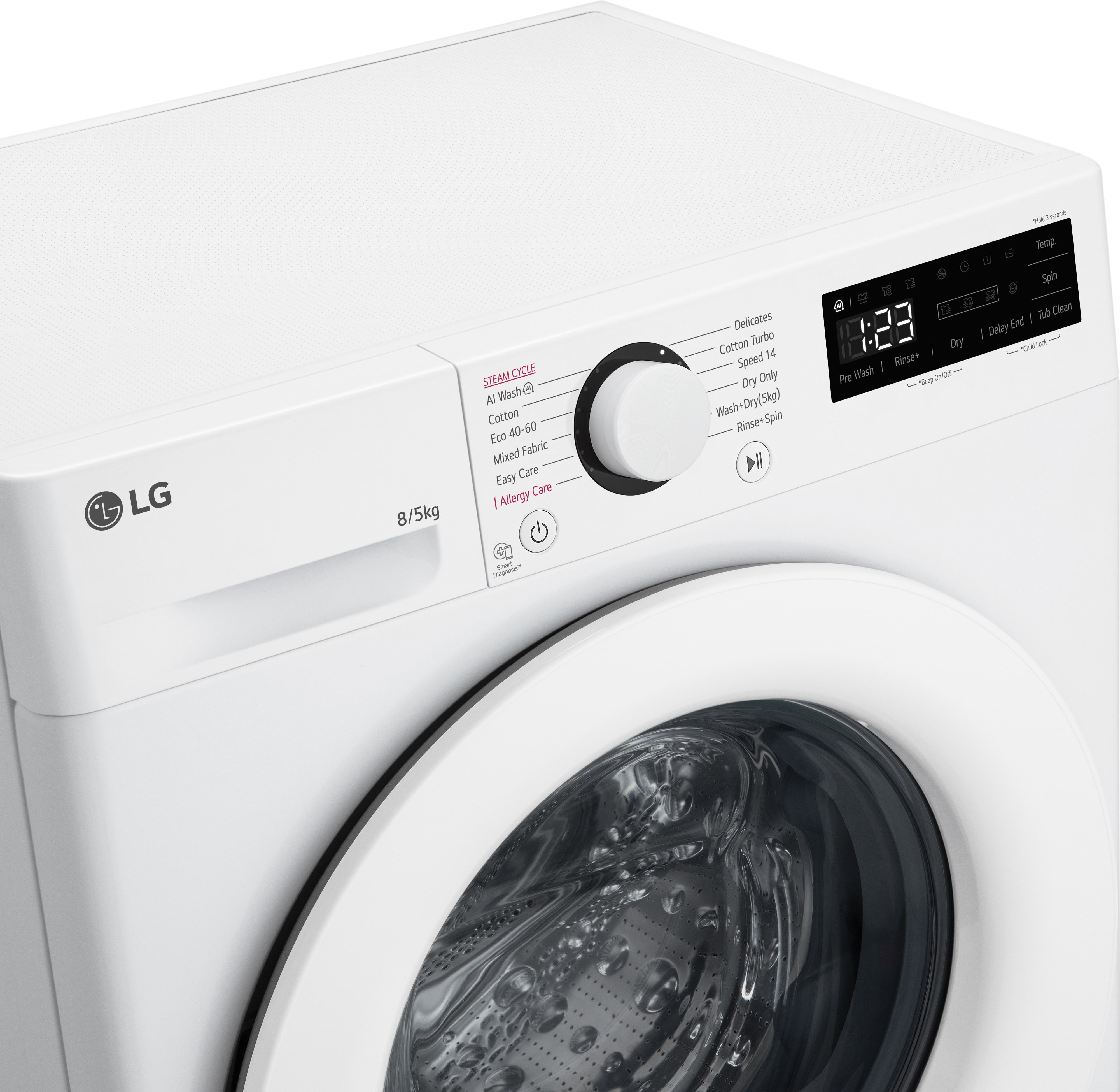 LG F2DV707S2W1 kuivaava pesukone