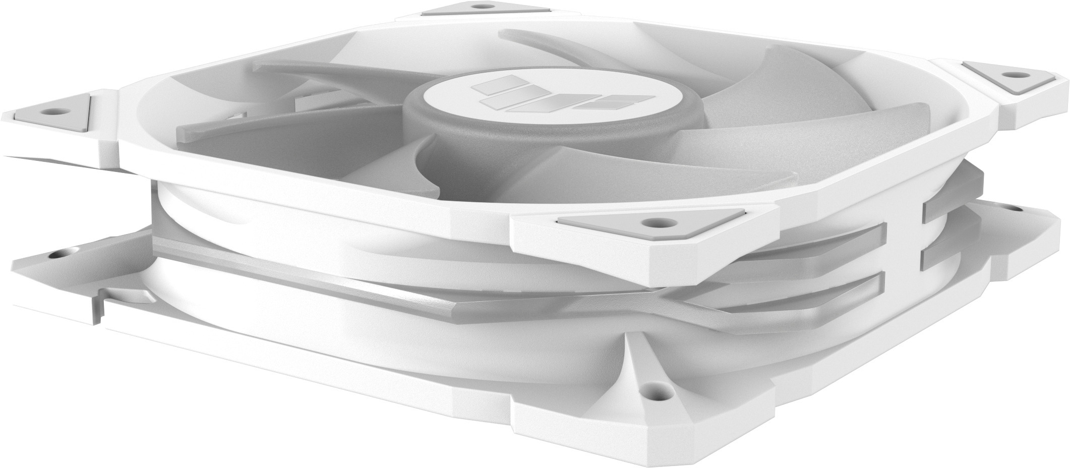 Asus TUF Gaming TR 120 ARGB PWM -tuuletin, 120 mm, valkoinen