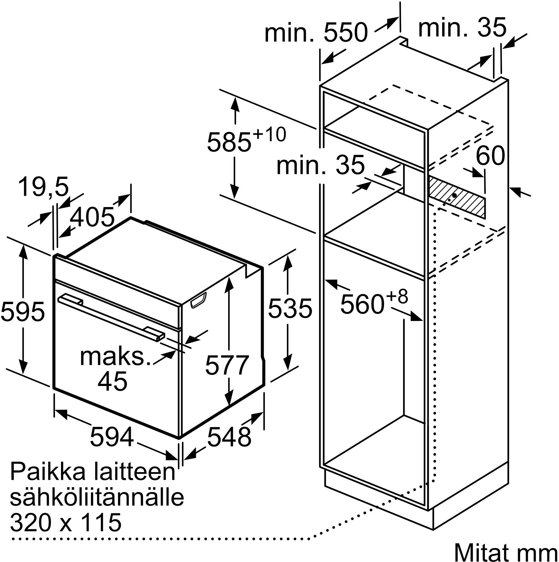 Siemens HB672GBS1S iQ700 erillisuuni, teräs