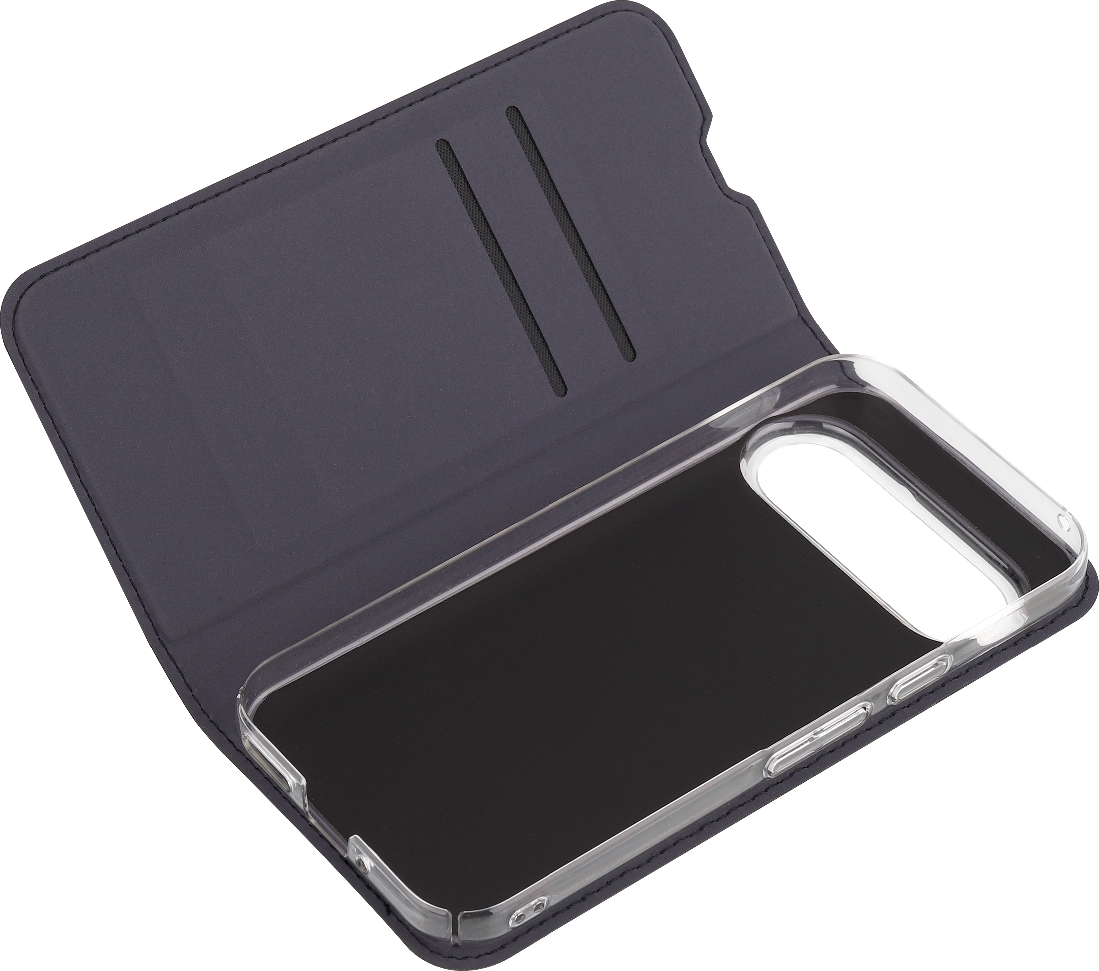 FoneKit BookCase -suojakotelo, Google Pixel 9 Pro, musta