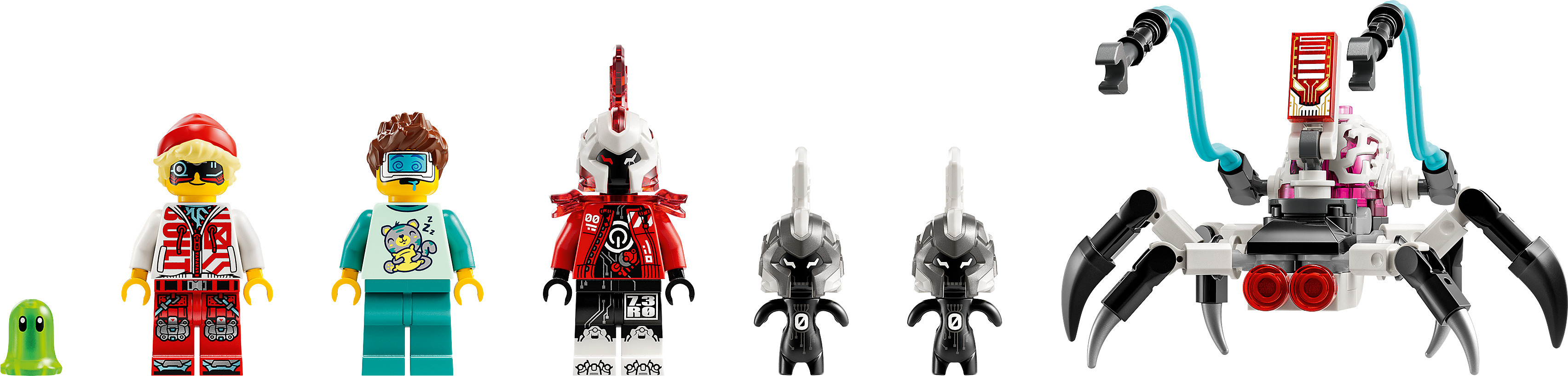 LEGO DREAMZzz 71497 – Cooperin tiikerirobotti ja Zeron hot rod ‑auto